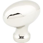 1-9/16" Overall Length Polished Nickel Football Lyon Cabinet Knob - 3991NI