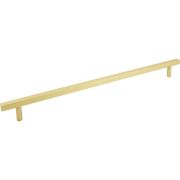 18" Center-to-Center Brushed Gold Square Dominique Appliance Handle - 845-18BG