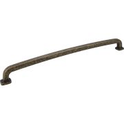 18" Center-to-Center Distressed Antique Brass Belcastel 1 Appliance Handle - MO6373-18ABM-D