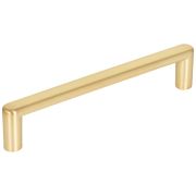 128 mm Center-to-Center Brushed Gold Gibson Cabinet Pull - 105-128BG