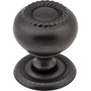 1-1/4" Diameter Gun Metal Rope Rhodes Cabinet Knob - S6060DACM