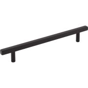 160 mm Center-to-Center Matte Black Square Dominique Cabinet Bar Pull - 845-160MB