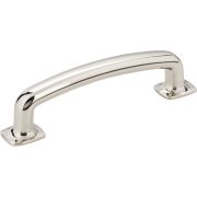96 mm Center-to-Center Polished Nickel Belcastel 1 Cabinet Pull - MO6373NI