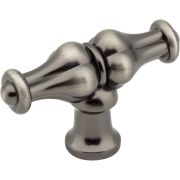 2-1/4" Brushed Pewter Bella Cabinet "T" Knob - 818L-BNBDL