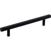 128 mm Center-to-Center Matte Black Square Dominique Cabinet Bar Pull - 845-128MB