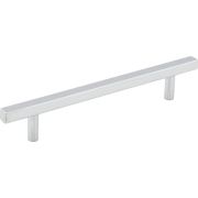 128 mm Center-to-Center Polished Chrome Square Dominique Cabinet Bar Pull - 845-128PC