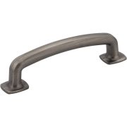 96 mm Center-to-Center Brushed Pewter Belcastel 1 Cabinet Pull - MO6373BNBDL