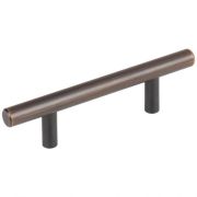 3" Center-to-Center Dark Brushed Bronze Naples Cabinet Bar Pull - 136DBB