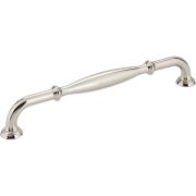 192 mm Center-to-Center Polished Nickel Tiffany Cabinet Pull - 658-192NI