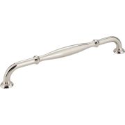 224 mm Center-to-Center Polished Nickel Tiffany Cabinet Pull - 658-224NI