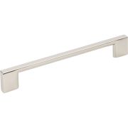 160 mm Center-to-Center Polished Nickel Square Sutton Cabinet Bar Pull - 635-160NI