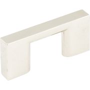 32 mm Center-to-Center Polished Nickel Square Sutton Cabinet Bar Pull - 635-32NI