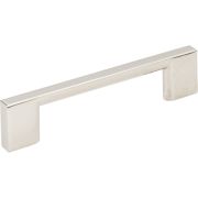 96 mm Center-to-Center Polished Nickel Square Sutton Cabinet Bar Pull - 635-96NI