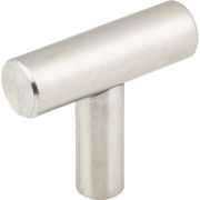 1-9/16" Overall Length Hollow Stainless Steel Naples Cabinet "T" Knob - 39SS