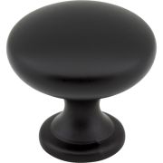 1-3/16" Diameter Matte Black Madison Cabinet Mushroom Knob - 3910-MB
