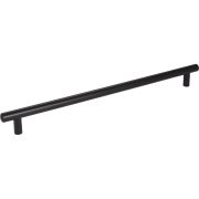 320 mm Center-to-Center Matte Black Key West Cabinet Bar Pull - 370MB