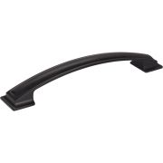 160 mm Center-to-Center Matte Black Square Annadale Cabinet Pull - 435-160MB