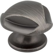 1-5/16" Overall Length Brushed Pewter Chesapeake Cabinet Knob - 915BNBDL