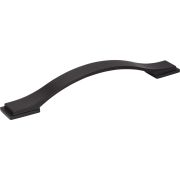 160 mm Center-to-Center Matte Black Strap Mirada Cabinet Pull - 80152-160MB