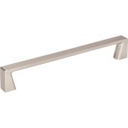 160 mm Center-to-Center Satin Nickel Square Boswell Cabinet Pull - 177-160SN