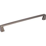 224 mm Center-to-Center Brushed Pewter Square Boswell Cabinet Pull - 177-224BNBDL