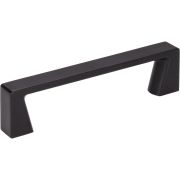 96 mm Center-to-Center Matte Black Square Boswell Cabinet Pull - 177-96MB