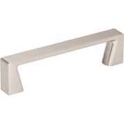 96 mm Center-to-Center Satin Nickel Square Boswell Cabinet Pull - 177-96SN