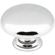 1-3/16" Diameter Polished Chrome Gatsby Cabinet Mushroom Knob - 3950-PC