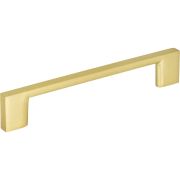 128 mm Center-to-Center Brushed Gold Square Sutton Cabinet Bar Pull - 635-128BG