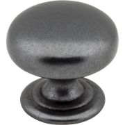 1-1/4" Diameter Gun Metal Florence Cabinet Mushroom Knob - 2980DACM