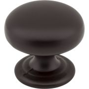 1-1/4" Diameter Dark Bronze Florence Cabinet Mushroom Knob - 2980ORB