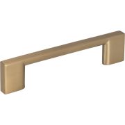 96 mm Center-to-Center Satin Bronze Square Sutton Cabinet Bar Pull - 635-96SBZ