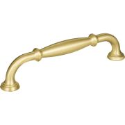 128 mm Center-to-Center Brushed Gold Tiffany Cabinet Pull - 658-128BG