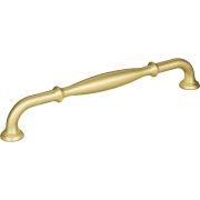 192 mm Center-to-Center Brushed Gold Tiffany Cabinet Pull - 658-192BG