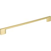 256 mm Center-to-Center Brushed Gold Square Sutton Cabinet Bar Pull - 635-256BG