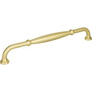 12" Center-to-Center Brushed Gold Tiffany Appliance Handle - 658-12BG