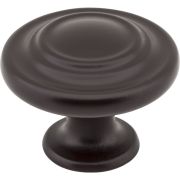 1-5/16" Diameter Dark Bronze Round Arcadia Cabinet Knob - 107ORB