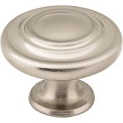 1-5/16" Diameter Satin Nickel Round Arcadia Cabinet Knob - 107SN