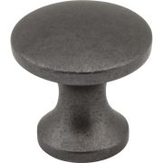 1" Diameter Gun Metal Slade Cabinet Mushroom Knob - 3915-DACM