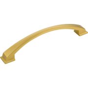 160 mm Center-to-Center Brushed Gold Arched Roman Cabinet Pull - 944-160BG