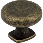 1-3/8" Diameter Distressed Antique Brass Belcastel 1 Cabinet Knob - MO6303ABM-D