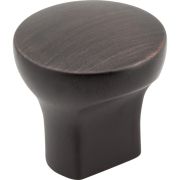 1" Diameter Brushed Oil Rubbed Bronze Round Brenton Cabinet Knob - 239DBAC