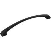 224 mm Center-to-Center Matte Black Arched Roman Cabinet Pull - 944-224MB