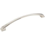 224 mm Center-to-Center Polished Nickel Arched Roman Cabinet Pull - 944-224NI
