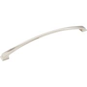 305 mm Center-to-Center Polished Nickel Arched Roman Cabinet Pull - 944-305NI