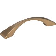 96 mm Center-to-Center Satin Bronze Square Glendale Cabinet Pull - 525-96SBZ