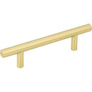 3" Center-to-Center Brushed Gold Naples Cabinet Bar Pull - 136BG