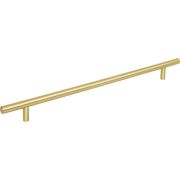288 mm Center-to-Center Brushed Gold Naples Cabinet Bar Pull - 368BG