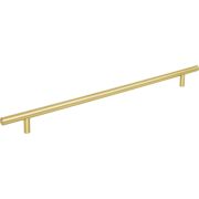 319 mm Center-to-Center Brushed Gold Naples Cabinet Bar Pull - 399BG