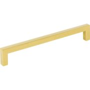 160 mm Center-to-Center Brushed Gold Square Stanton Cabinet Bar Pull - 625-160BG